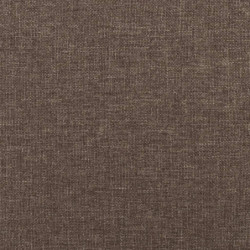 Fußhocker Taupe 60x60x39 cm Stoff