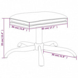 Fußhocker Rosa 60x60x39 cm Samt