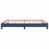 Boxspringbett Blau 200x200 cm Stoff