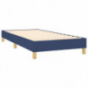 Boxspringbett Blau 80x200 cm Stoff