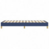 Boxspringbett Blau 80x200 cm Stoff