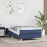 Boxspringbett Blau 90x200 cm Stoff