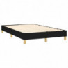 Boxspringbett Schwarz 120x200 cm Stoff