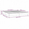 Boxspringbett Hellgrau 160x200 cm Stoff