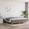 Boxspringbett Taupe 180x200 cm Stoff