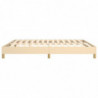 Boxspringbett Creme 180x200 cm Stoff