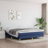 Boxspringbett Blau 180x200 cm Stoff