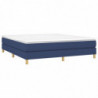 Boxspringbett Blau 180x200 cm Stoff