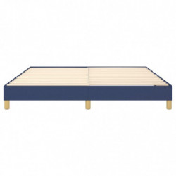 Boxspringbett Blau 180x200 cm Stoff