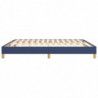 Boxspringbett Blau 180x200 cm Stoff