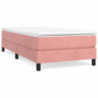 Boxspringbett Rosa 90x200 cm Samt