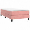 Boxspringbett Rosa 90x200 cm Samt