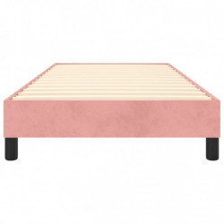 Boxspringbett Rosa 90x200 cm Samt