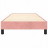 Boxspringbett Rosa 90x200 cm Samt