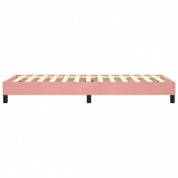 Boxspringbett Rosa 90x200 cm Samt