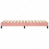 Boxspringbett Rosa 90x200 cm Samt