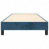 Boxspringbett Dunkelblau 100x200 cm Samt