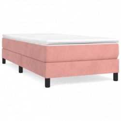 Boxspringbett Rosa 100x200 cm Samt