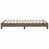 Boxspringbett Dunkelgrau 120x200 cm Samt