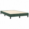 Boxspringbett Dunkelgrün 120x200 cm Samt