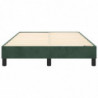 Boxspringbett Dunkelgrün 120x200 cm Samt