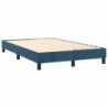 Boxspringbett Dunkelblau 120x200 cm Samt