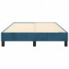 Boxspringbett Dunkelblau 120x200 cm Samt