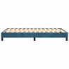 Boxspringbett Dunkelblau 120x200 cm Samt