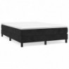 Boxspringbett Schwarz 140x190 cm Samt