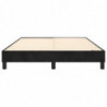 Boxspringbett Schwarz 140x190 cm Samt