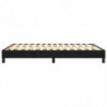 Boxspringbett Schwarz 140x190 cm Samt