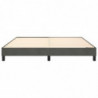 Boxspringbett Dunkelgrau 160x200 cm Samt