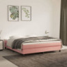 Boxspringbett Rosa 160x200 cm Samt