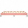 Boxspringbett Rosa 160x200 cm Samt