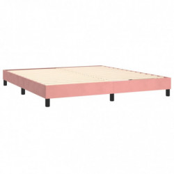 Boxspringbett Rosa 180x200 cm Samt