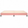 Boxspringbett Rosa 200x200 cm Samt