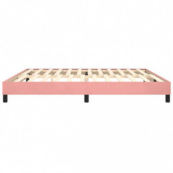 Boxspringbett Rosa 200x200 cm Samt