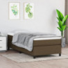 Boxspringbett Dunkelbraun 80x200 cm Stoff