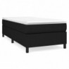 Boxspringbett Schwarz 90x190 cm Stoff