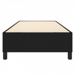 Boxspringbett Schwarz 90x190 cm Stoff