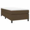 Boxspringbett Dunkelbraun 90x190 cm Stoff