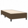 Boxspringbett Dunkelbraun 90x190 cm Stoff