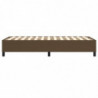 Boxspringbett Dunkelbraun 90x190 cm Stoff