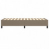 Boxspringbett Taupe 90x190 cm Stoff