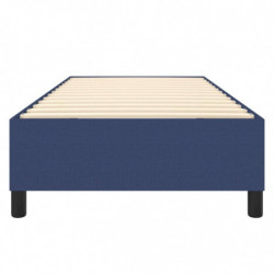 Boxspringbett Blau 90x190 cm Stoff