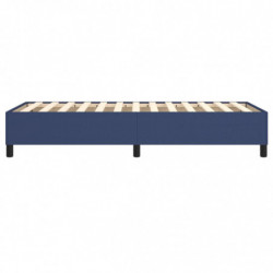 Boxspringbett Blau 90x190 cm Stoff