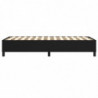 Boxspringbett Schwarz 90x200 cm Stoff