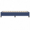 Boxspringbett Blau 100x200 cm Stoff