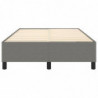 Boxspringbett Dunkelgrau 120x200 cm Stoff