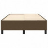 Boxspringbett Dunkelbraun 120x200 cm Stoff